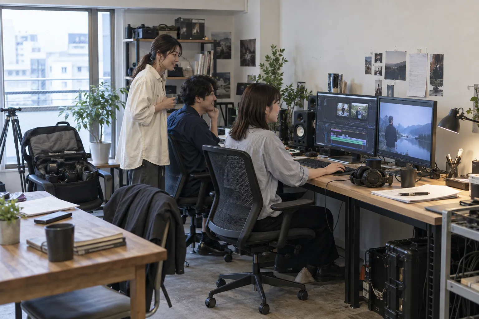 目指す未来を表す、仕事と人のイメージ